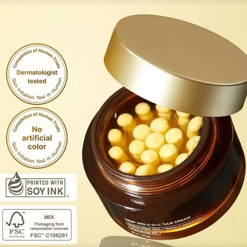 Anti-Wrinkle Vita C Capsule Cream88 Beauty Spot Fading Peel Off Brightening Mask