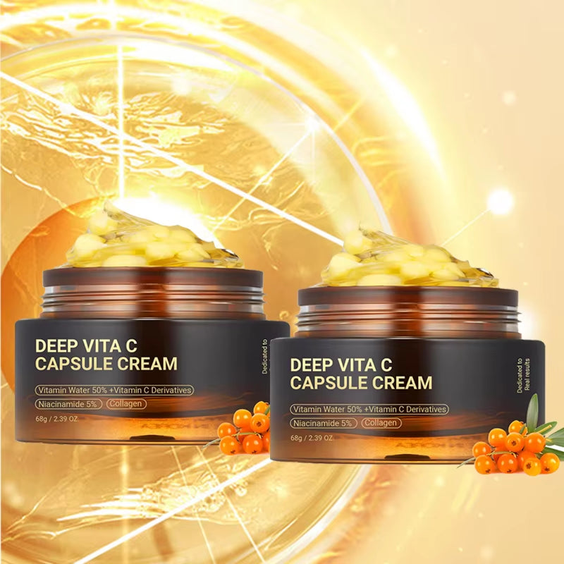Anti-Wrinkle Vita C Capsule Cream88 Beauty Spot Fading Peel Off Brightening Mask