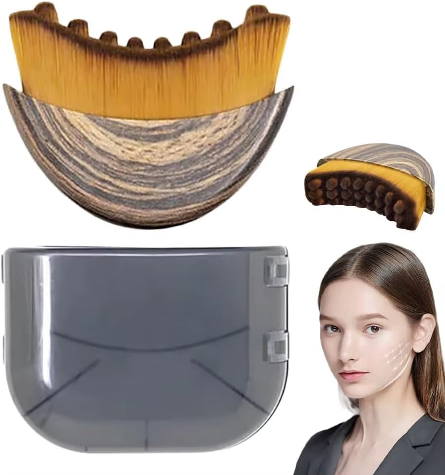 Lymphatic Contour Face Brush – Facial Sculpting & Puffiness88 Beauty Lymphatic Contour Facial Sculpting Brush